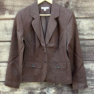 Merona linen blend jacket